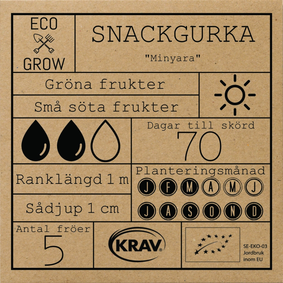 Snackgurka - Minyara Fröer Online - Övrigt