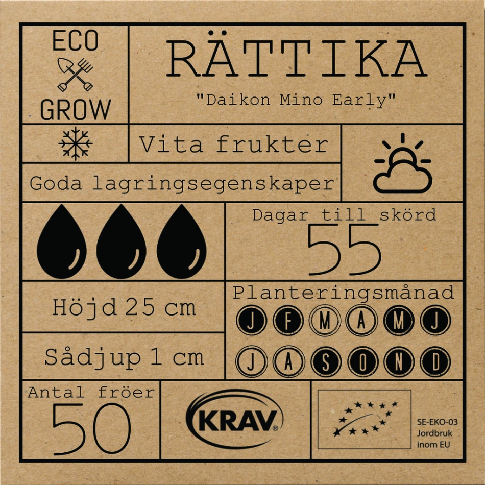 Rättika - Daikon Mino Early