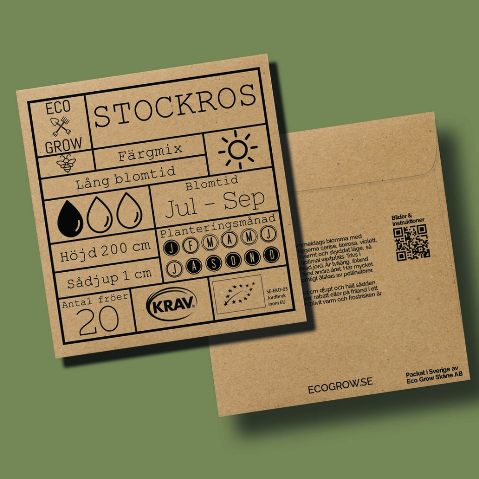 Stockros Ekologiska Fröer Online