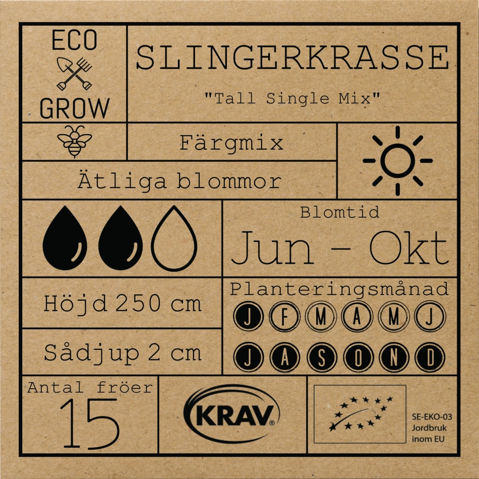 Slingerkrasse - Tall Single Mix