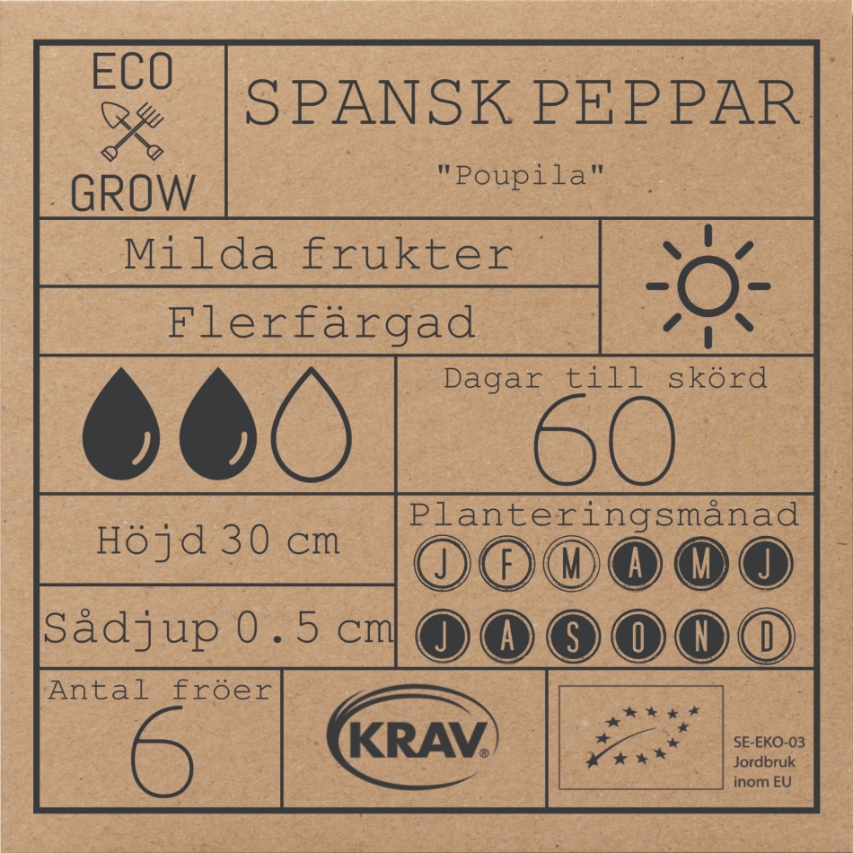 Spansk Peppar - Poupila