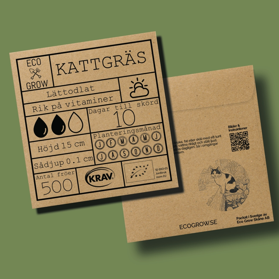 Kattgräs Ekologiska Fröer Online