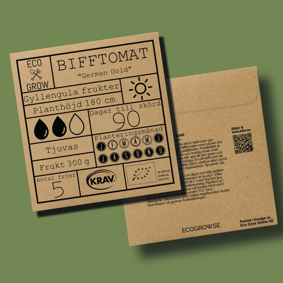 Bifftomat - German Gold Ekologiska Fröer Online