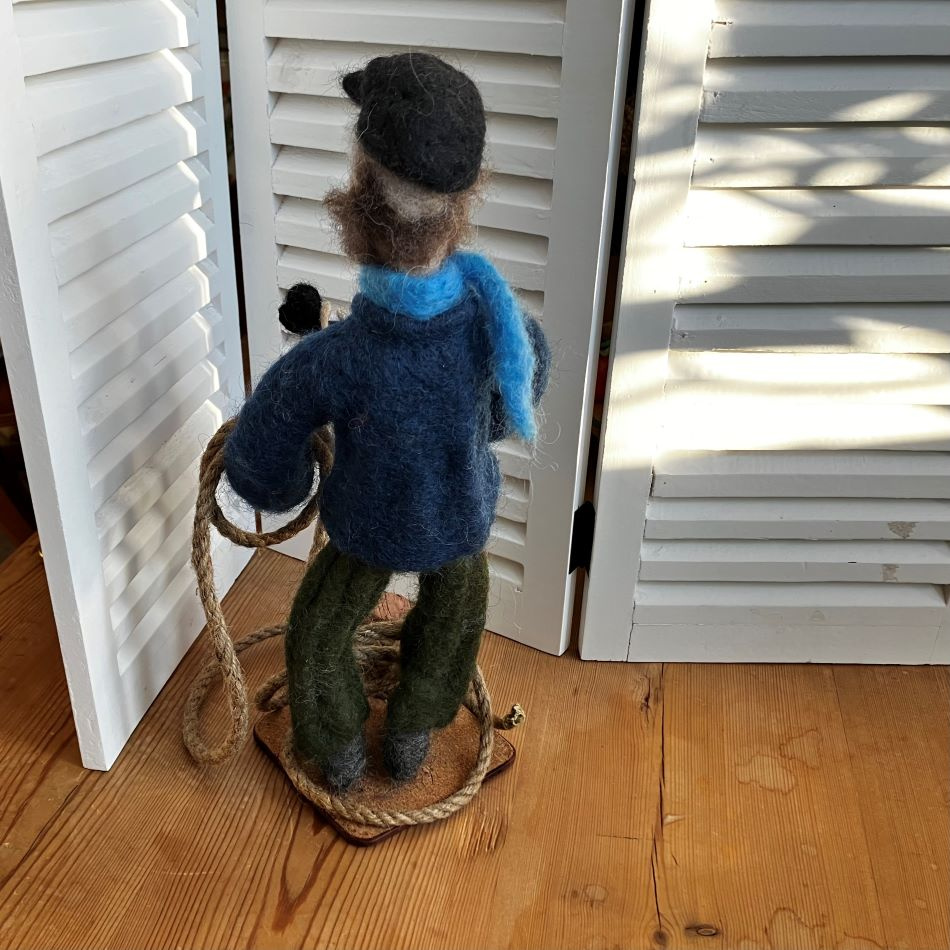 Handgjord fiskegubbe