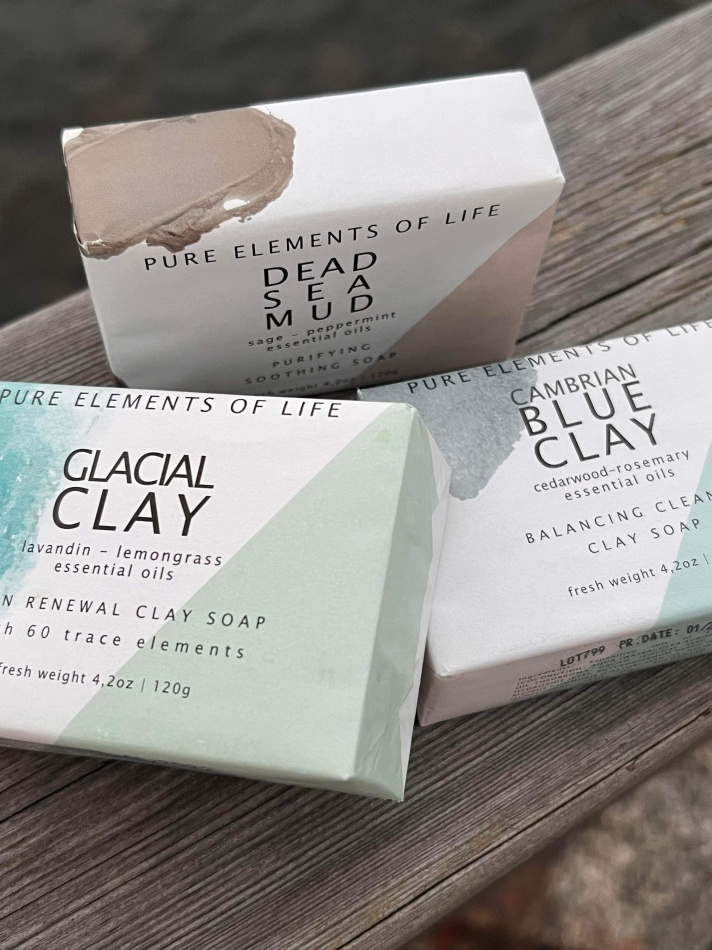 Tvål & Schampobar i ett med karibrisk blålera 120 gram