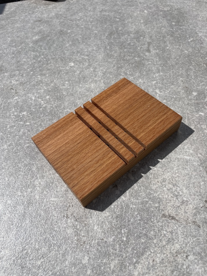 Tvålfat i bokträ rundat