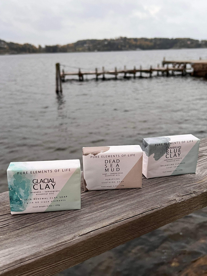 Tvål & Schampobar i ett med glaciärlera 120 gram