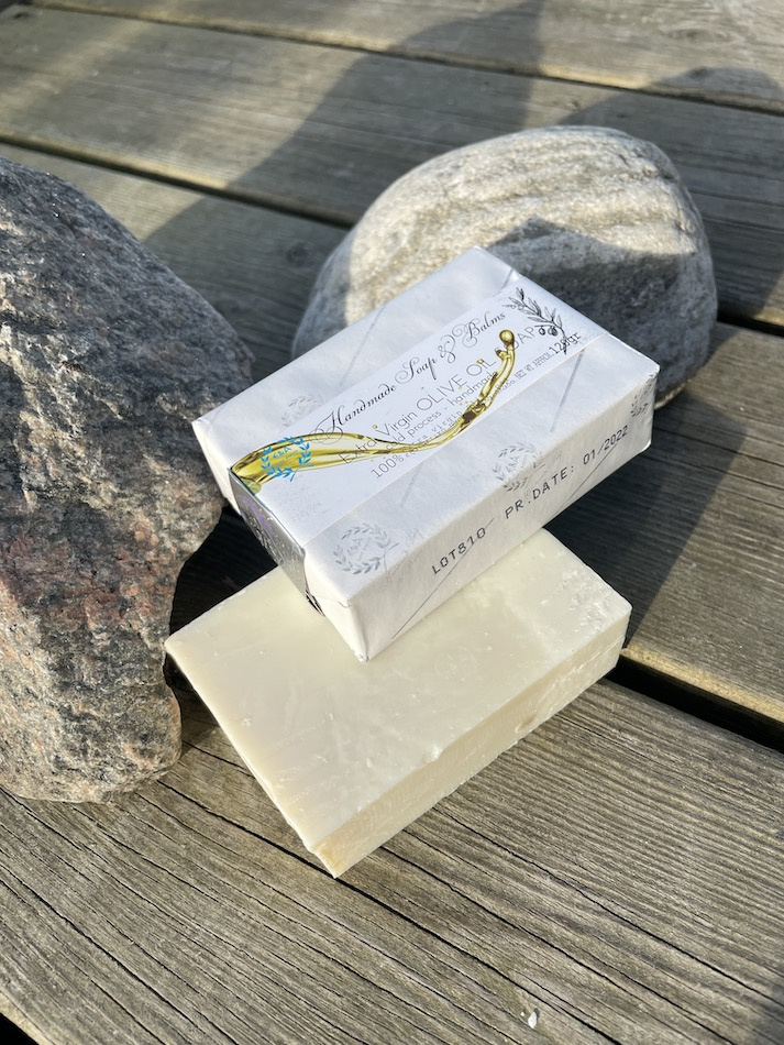 Grekisk handgjord ekologisk olivtvål 120 gram