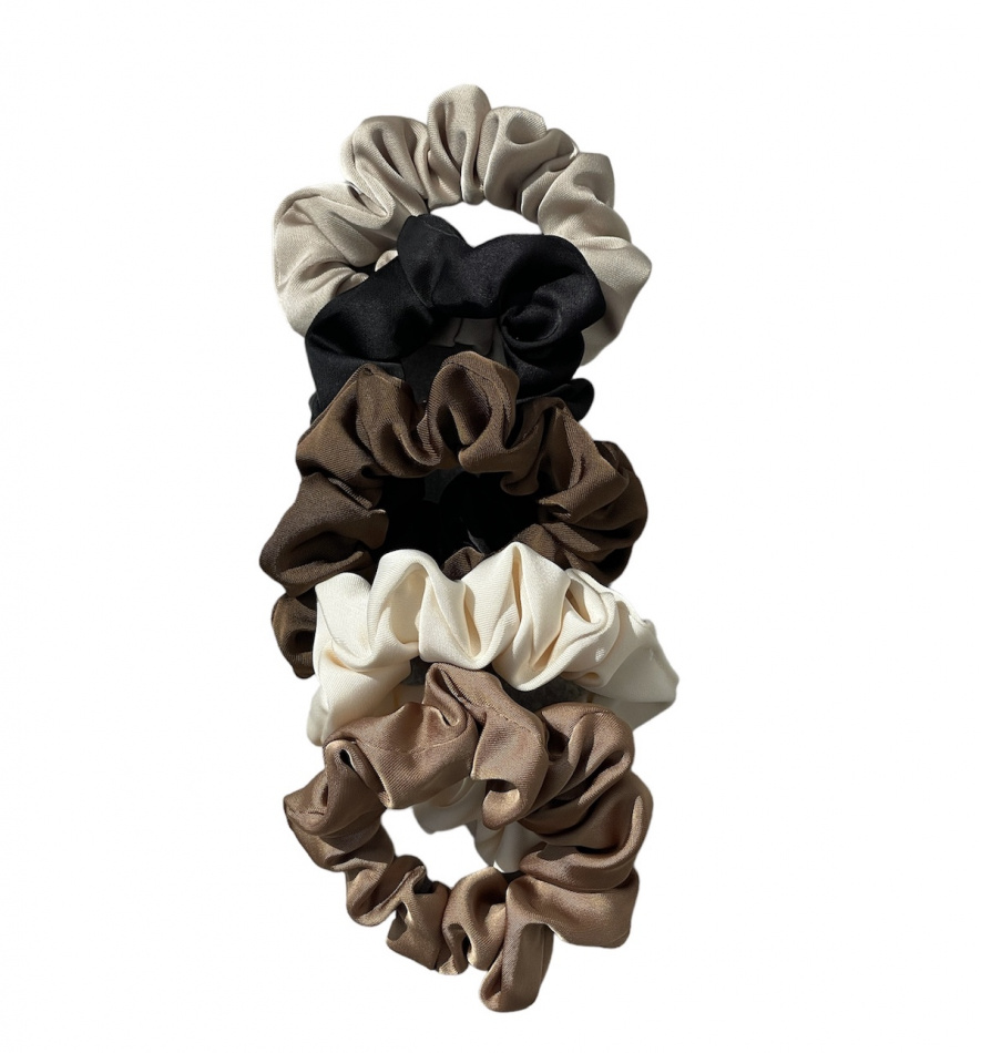 Scrunchie – 5 pack hårsnodd