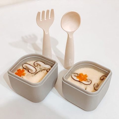 Grow Bento - Snow + Grey