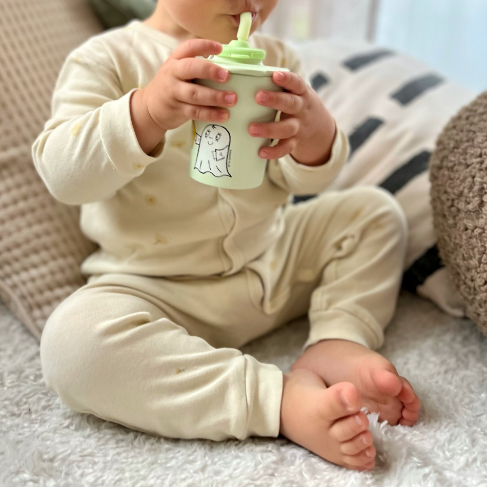 Spöket Laban 1-2-3 Sip! Barnmugg - Toffee