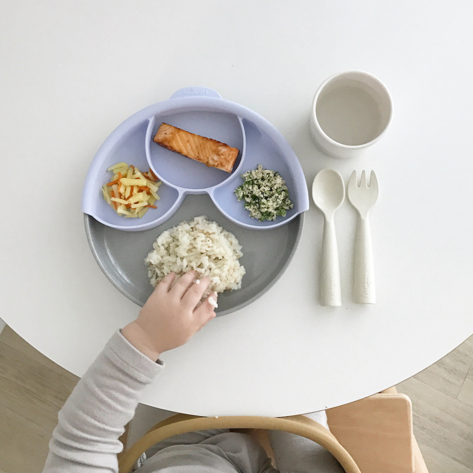 Healthy Meal Set - Grey/Lavender