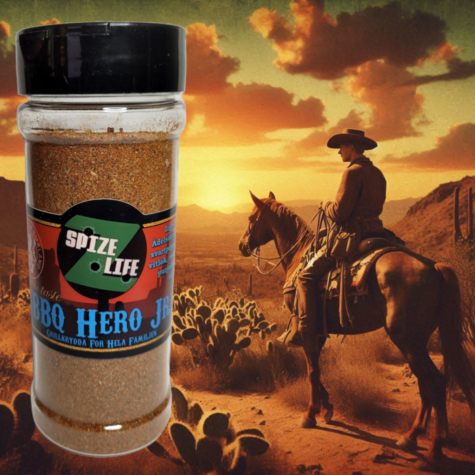 Grillkrydda/rub BBQ Hero Jr med fem lökar (mild)