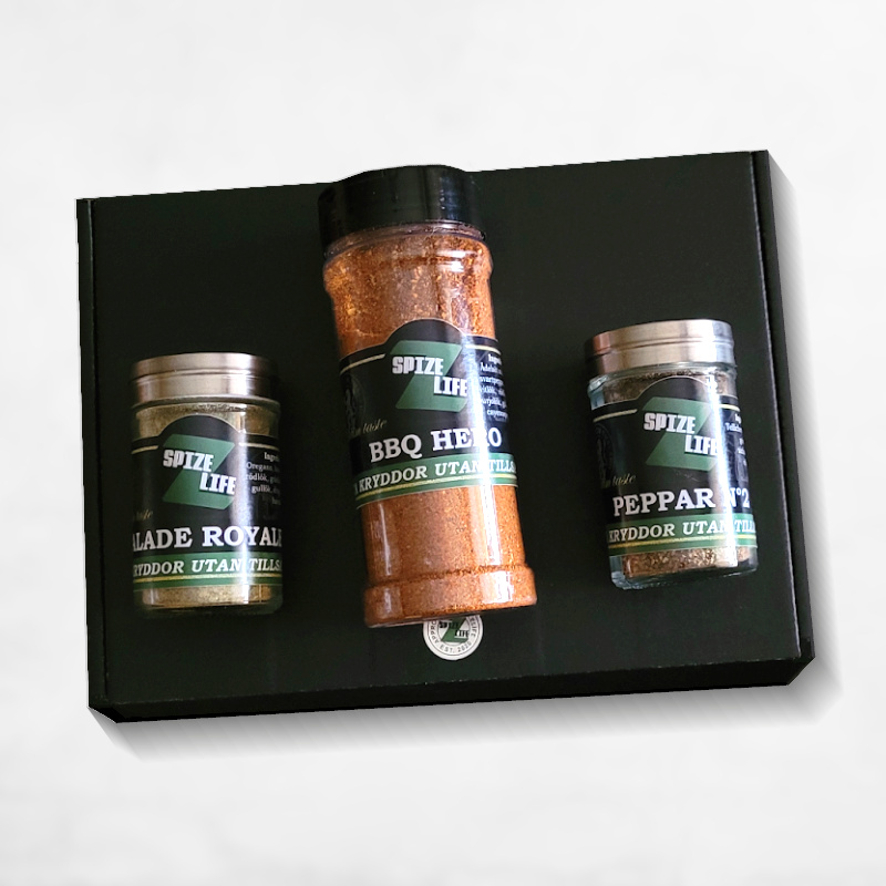 Kryddpaket i presentkartong