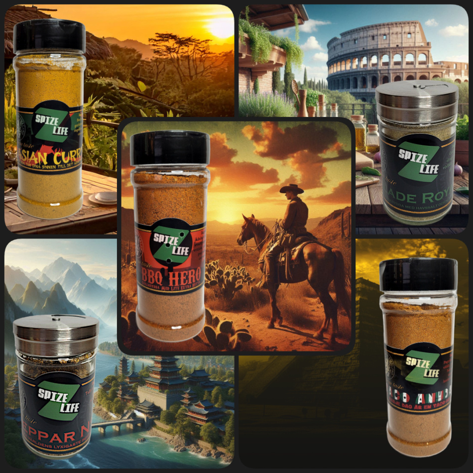 Kryddor i presentförpackning (5 st)