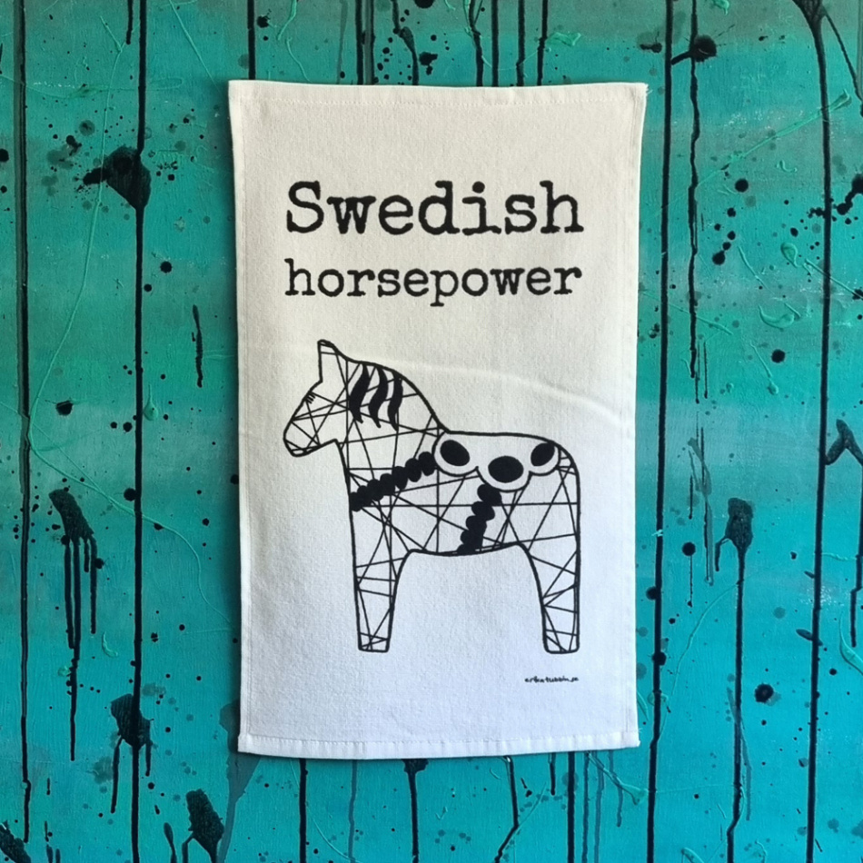 gästhandduk SWEDISH HORSEPOWER 30x50 cm