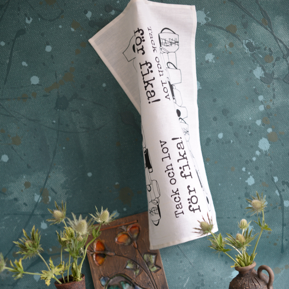 kökshandduk/brödduk TACK OCH LOV 30x50 cm