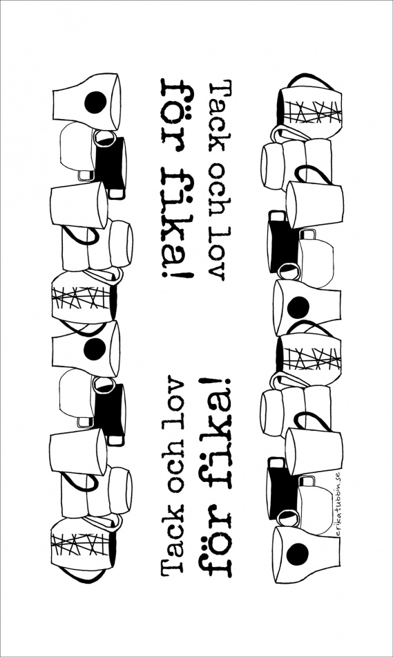 kökshandduk/brödduk TACK OCH LOV 30x50 cm