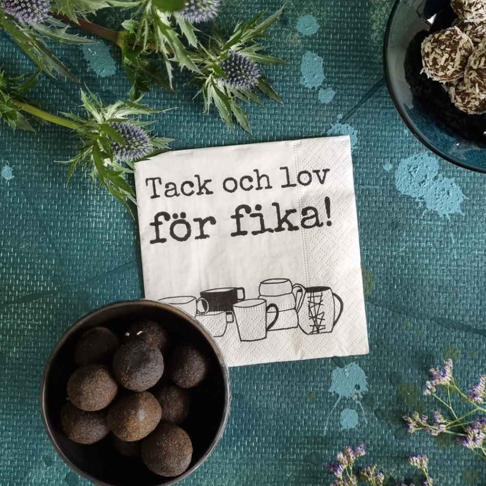kaffeservetter TACK OCH LOV