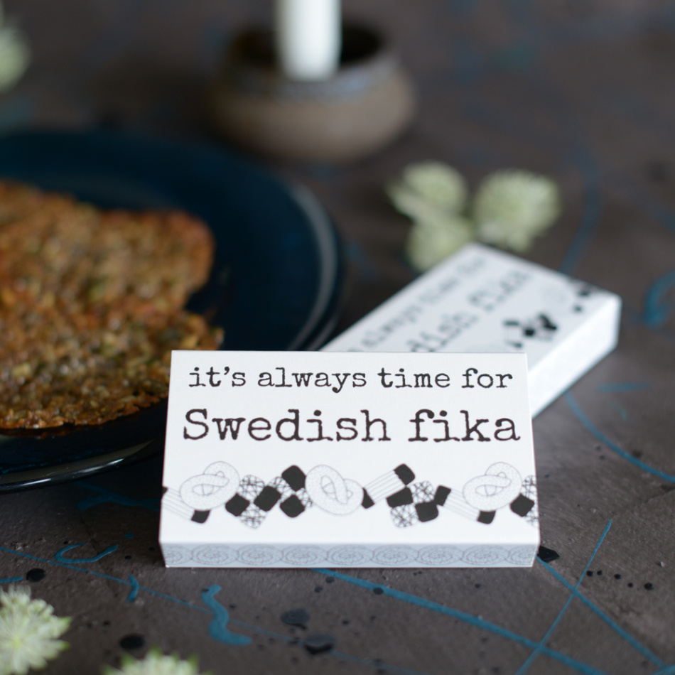 tändstickor SWEDISH FIKA