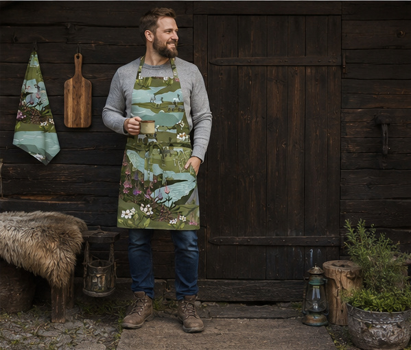 Fjällvandring förkläde 65x85