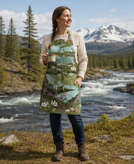 Fjällvandring förkläde 65x85